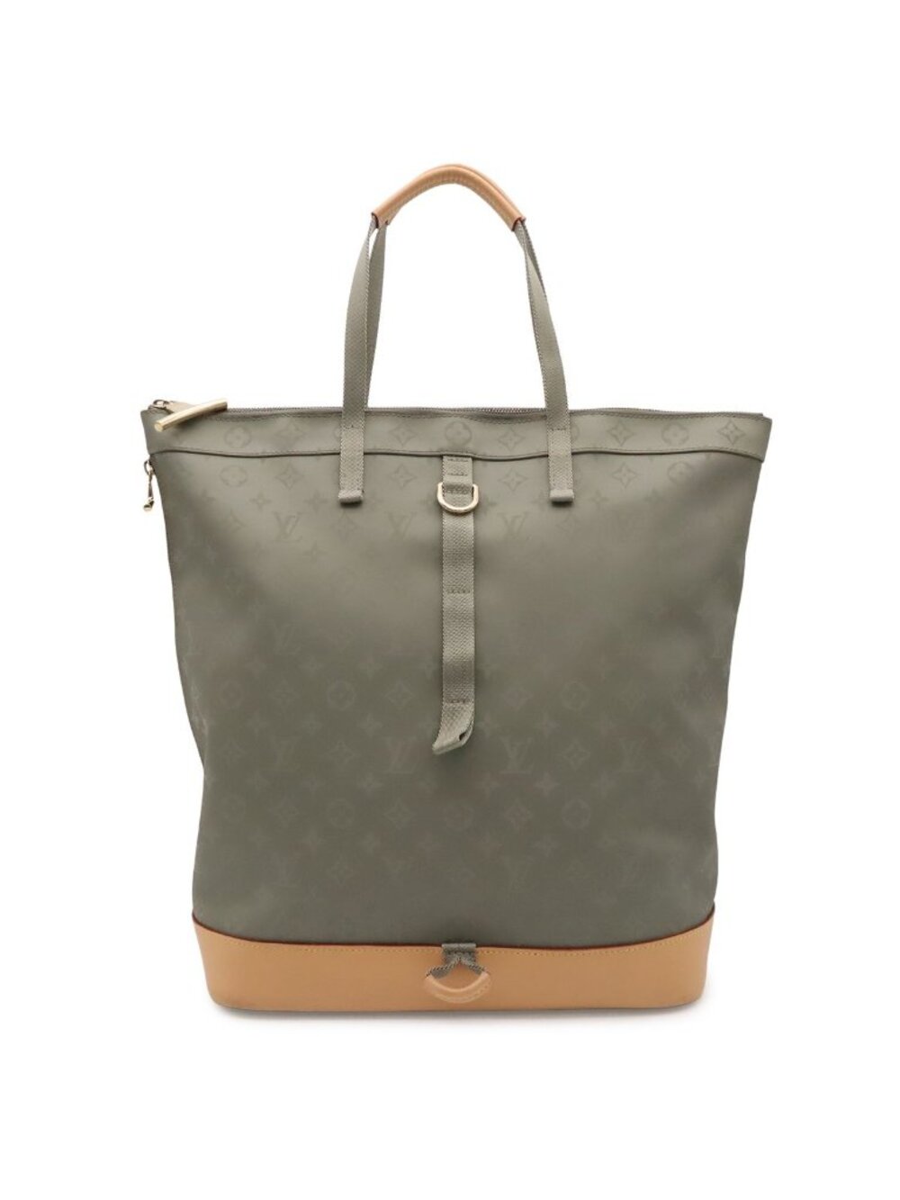Louis Vuitton Monogram Titanium Zipped Tote Large 2-Way Backpack